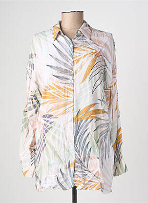 Tunique manches longues col chemisier beige MOLLY BRACKEN femme