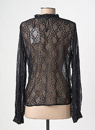Top coupe fluide manches longues noir LA PETITE ETOILE femme
