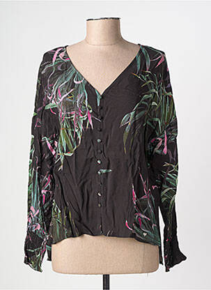 Blouse manches longues manches longues noir LES P'TITES BOMBES femme