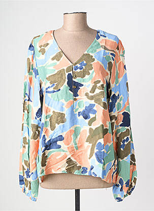 Blouse manches longues manches longues bleu B.YOUNG femme