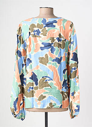 Blouse manches longues manches longues bleu B.YOUNG femme