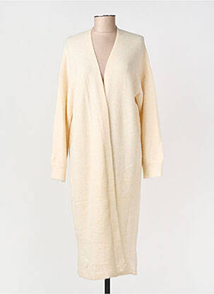 Gilet manches longues stretch beige GRACE & MILA femme