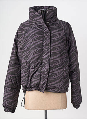 Doudoune poches sans capuche gris ICHI femme