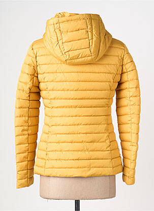 Doudoune poches a capuche jaune LES P'TITES BOMBES femme