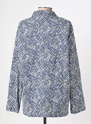 Veste casual coupe droite bleu LA PETITE ETOILE femme