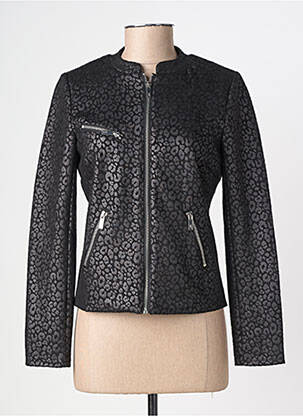 Veste casual finition intérieure doublée gris LES P'TITES BOMBES femme