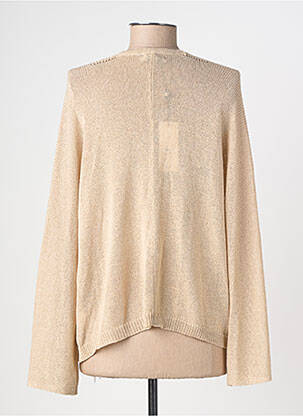 Gilet manches longues resserrée sur le bas beige MOLLY BRACKEN femme