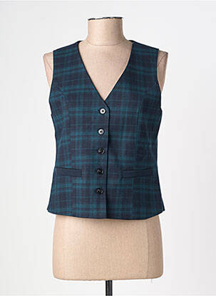 Gilet sans manche doublure bleu MOLLY BRACKEN femme