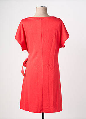Robe courte manches courtes manches courtes rouge LES P'TITES BOMBES femme