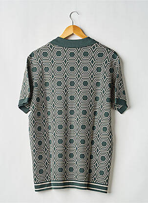 Chemise manches courtes imprimé fantaisie vert MAUVAIS homme
