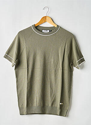 T-shirt coupe droite manches courtes vert MAUVAIS homme