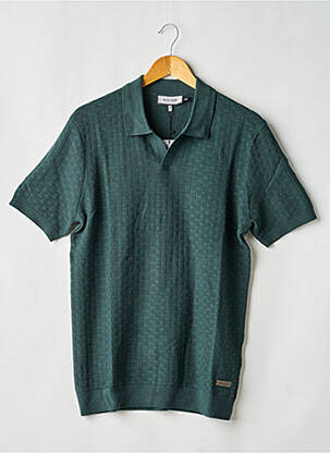 Polo coupe droite manches courtes vert MAUVAIS homme
