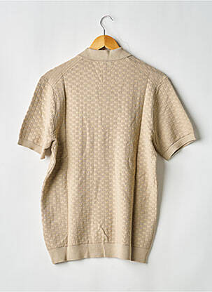 Polo coupe droite manches courtes beige MAUVAIS homme