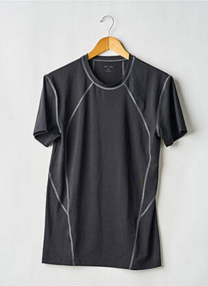 T-shirt coupe cintrée manches courtes noir ASOS homme