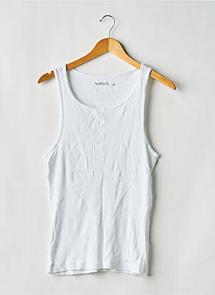 Débardeur  sans manche blanc ABERCROMBIE & FITCH homme