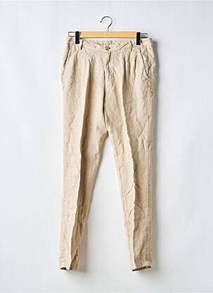 Pantalon chino poches taille normale beige MANEBI homme