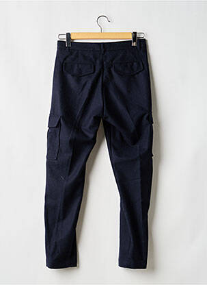 Pantalon cargo poches taille normale bleu MAISON STANDARS homme