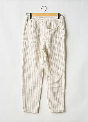 Pantalon droit taille normale taille normale beige ZARA homme