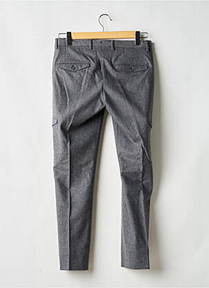 Pantalon droit tissage chiné taille normale gris BOGGI MILANO homme