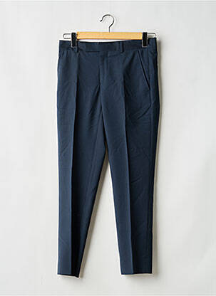 Pantalon slim tissage popeline taille normale bleu BALIBARIS homme