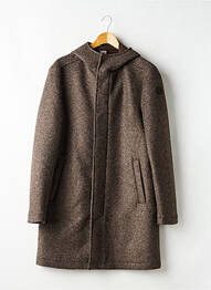 Manteau long a capuche a capuche marron COLMAR homme