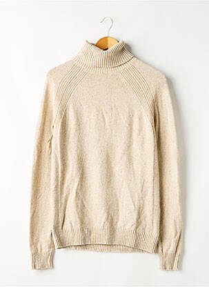Pull col roulé  manches longues beige REISS homme