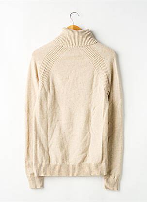 Pull col roulé  manches longues beige REISS homme