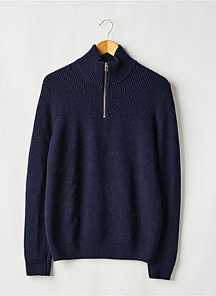Pull manches longues manches longues bleu OCTOBRE homme