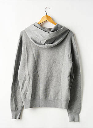 Sweat-shirt à capuche poches manches longues gris SANDRO homme
