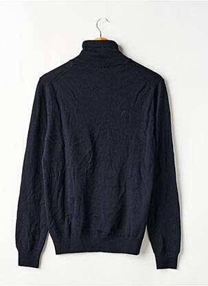 Pull col roulé manches longues manches longues bleu BALIBARIS homme