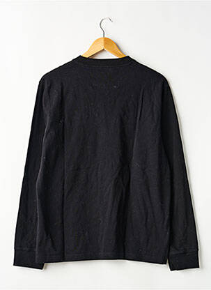 T-shirt broderie manches longues noir BARBOUR homme
