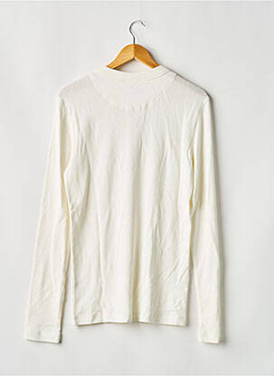 T-shirt coupe cintrée manches longues beige H&M homme