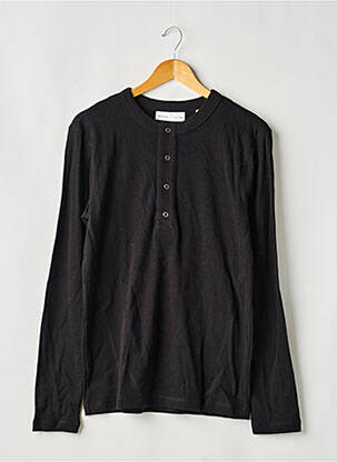 T-shirt coupe cintrée manches longues noir H&M homme