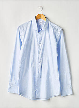 Chemise manches longues coupe cintrée bleu CELIO homme