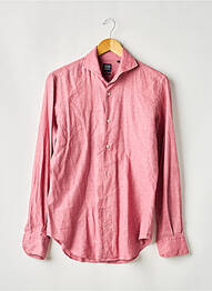 Chemise manches longues coupe droite rose BOGGI MILANO homme