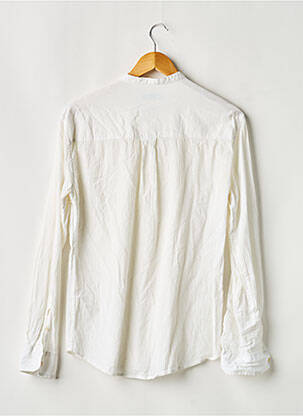 Chemise manches longues fermeture boutonnée sur le devant blanc ZARA homme
