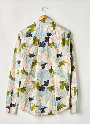 Chemise manches longues imprimé fantaisie bleu EDITIONS M.R homme