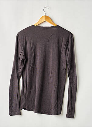 T-shirt coupe droite manches longues gris ORLEBAR BROWN homme