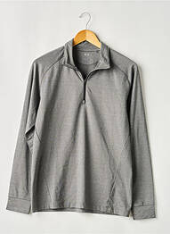 Pull manches longues manches longues gris UNIQLO homme