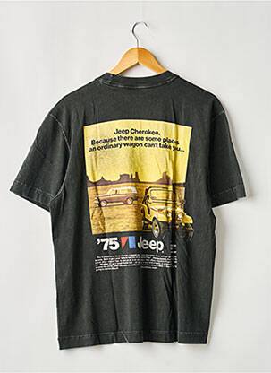 T-shirt coupe droite manches courtes noir ABERCROMBIE & FITCH homme
