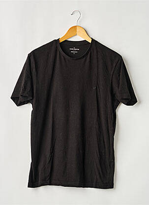 T-shirt coupe droite manches courtes noir DANIEL HECHTER homme