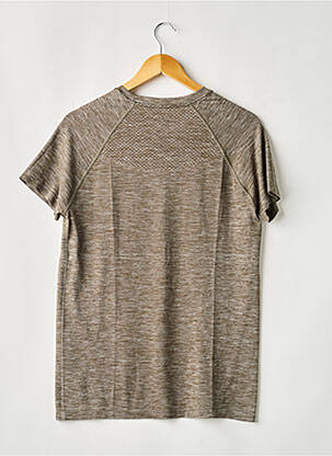 T-shirt coupe droite manches courtes gris ASOS homme