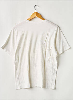 T-shirt coupe droite manches courtes blanc MAJESTIC FILATURES femme