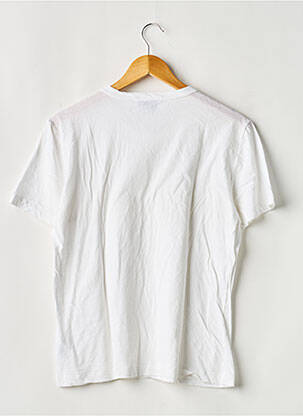 T-shirt coupe droite manches courtes blanc HARMONY homme