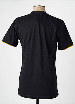 T-shirt broderie manches courtes noir CAMBERABERO homme