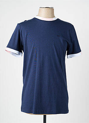 T-shirt coupe cintrée manches courtes bleu CAMBERABERO homme