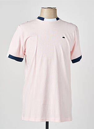 T-shirt coupe cintrée manches courtes rose CAMBERABERO homme