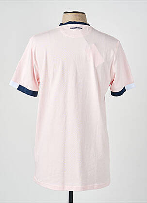 T-shirt coupe cintrée manches courtes rose CAMBERABERO homme