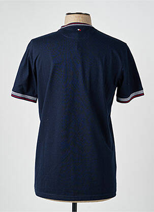 T-shirt broderie manches courtes bleu CAMBERABERO homme