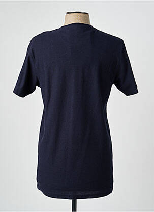 T-shirt broderie manches courtes bleu CAMBERABERO homme